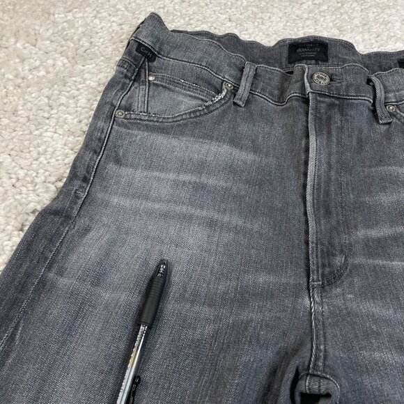 Citizens Of Humanity Chrissy High Rise Skinny Jean Trance Grey FLAW - Picture 6 of 15